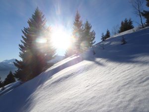neige et soleil